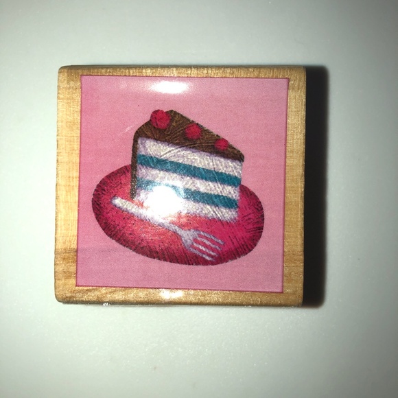 STUDIO 18 Birthday Cake Rubber Stamp Set of 2 RARE, NEW! - Picture 8 of 16